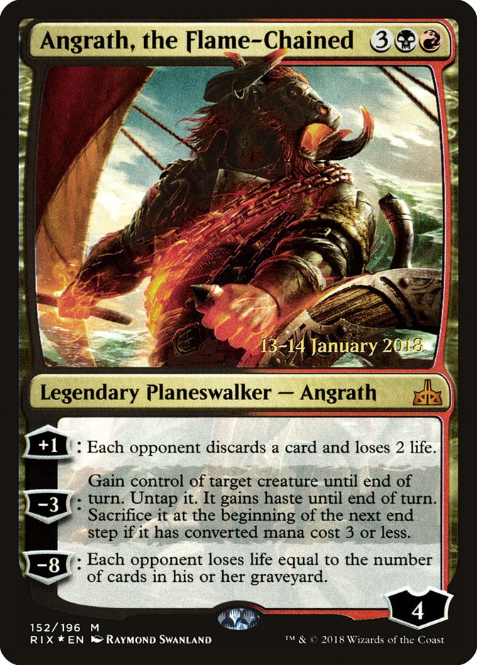 Angrath, the Flame-Chained [Rivals of Ixalan Prerelease Promos] | Deep Dive Games St. Marys