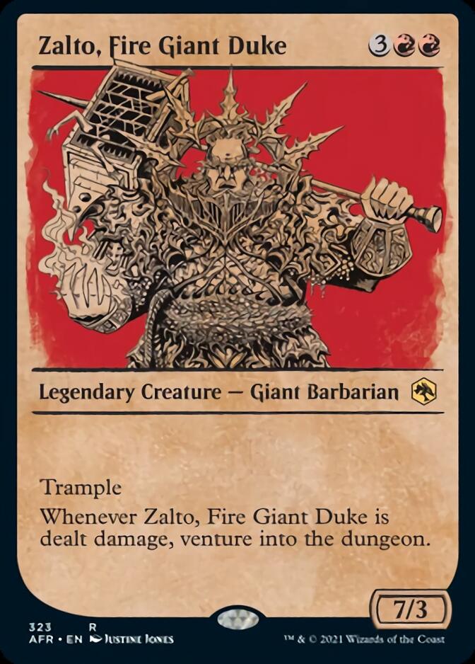 Zalto, Fire Giant Duke (Showcase) [Dungeons & Dragons: Adventures in the Forgotten Realms] | Deep Dive Games St. Marys