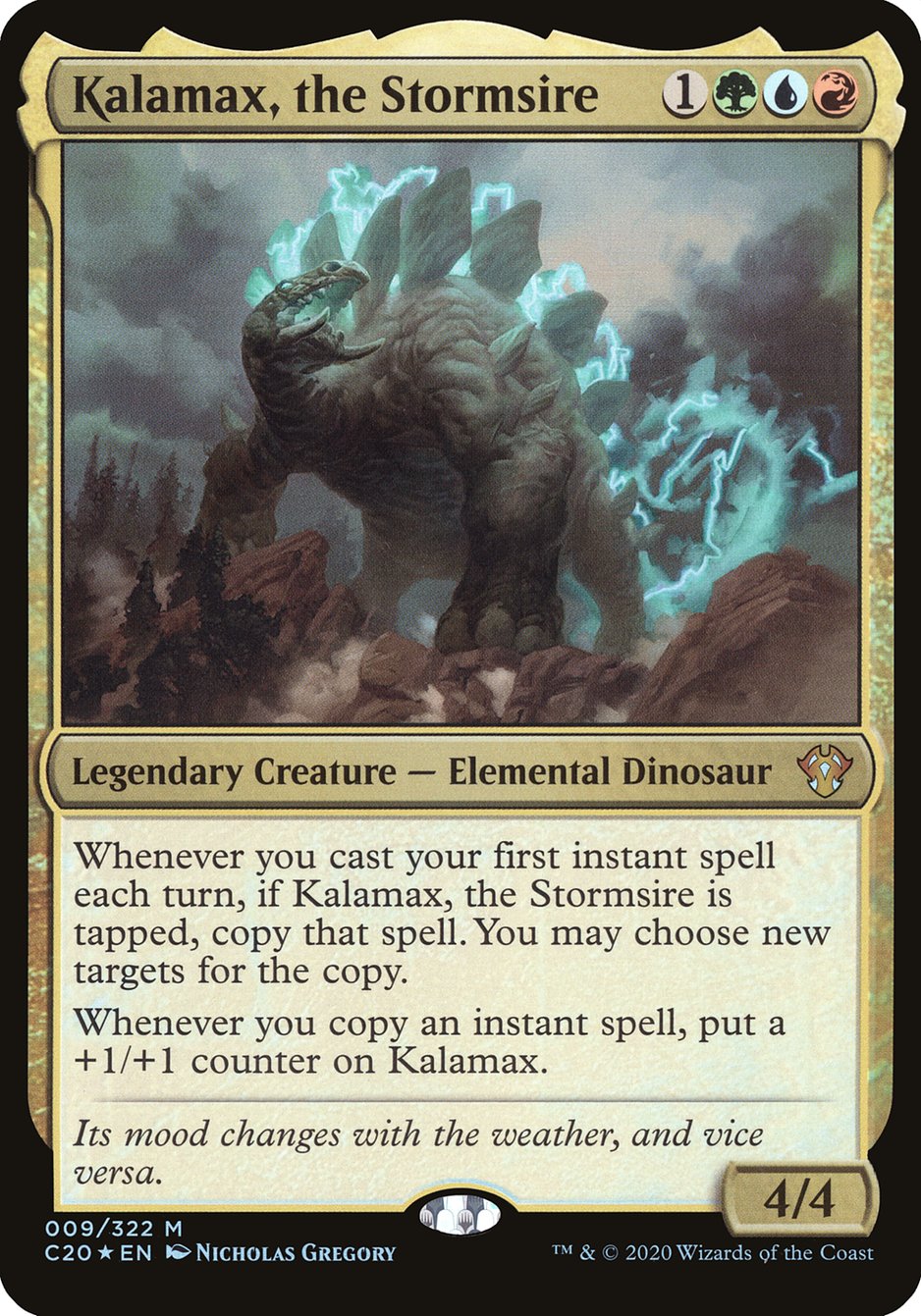 Kalamax, the Stormsire (Oversized) [Commander 2020 Oversized] | Deep Dive Games St. Marys