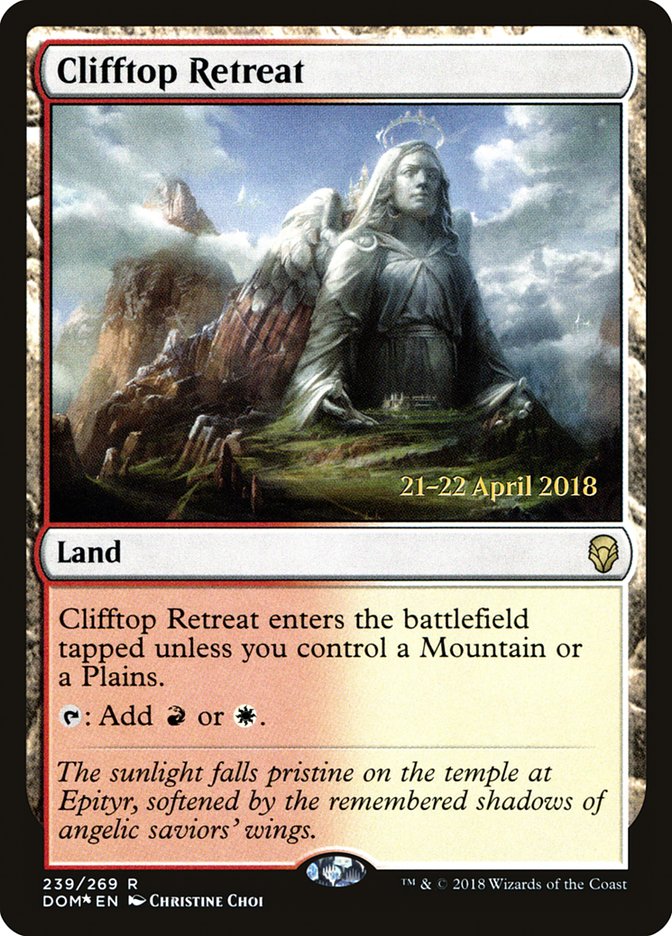 Clifftop Retreat [Dominaria Prerelease Promos] | Deep Dive Games St. Marys