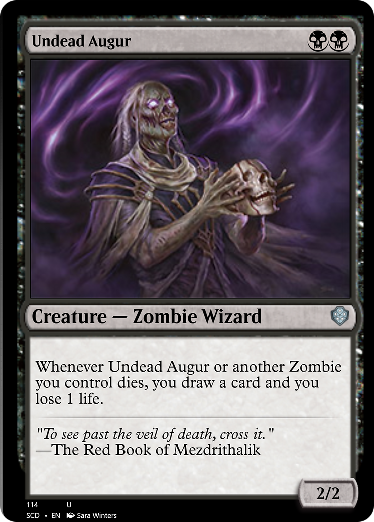 Undead Augur [Starter Commander Decks] | Deep Dive Games St. Marys