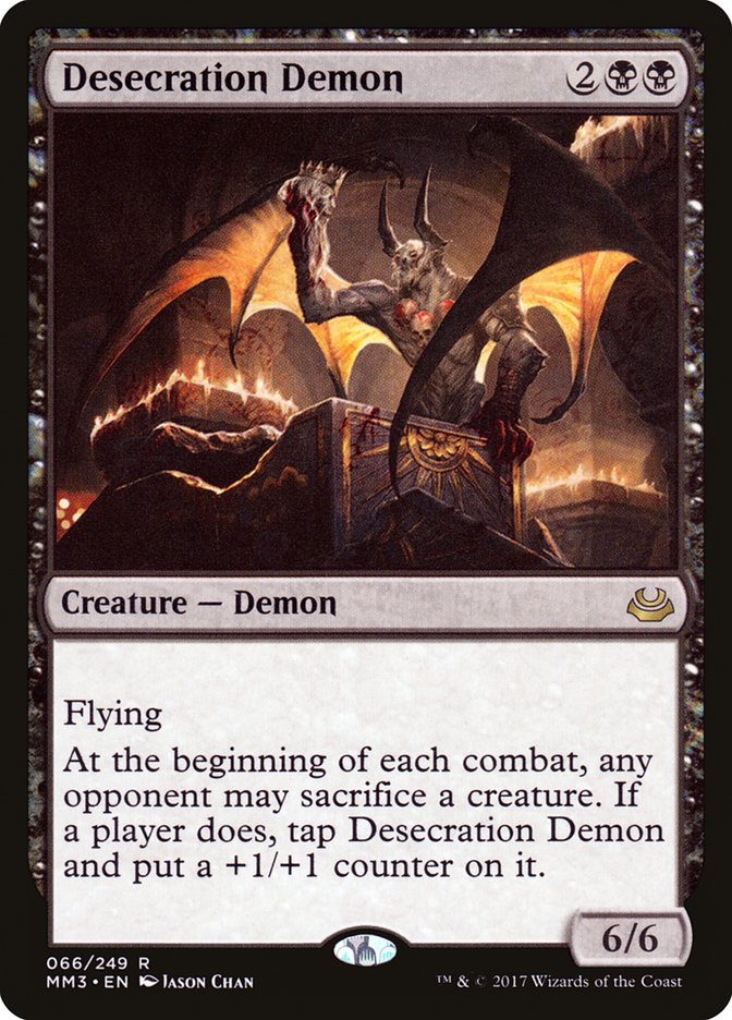 Desecration Demon [Modern Masters 2017] | Deep Dive Games St. Marys