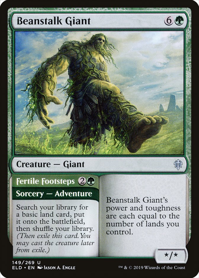 Beanstalk Giant // Fertile Footsteps [Throne of Eldraine] | Deep Dive Games St. Marys