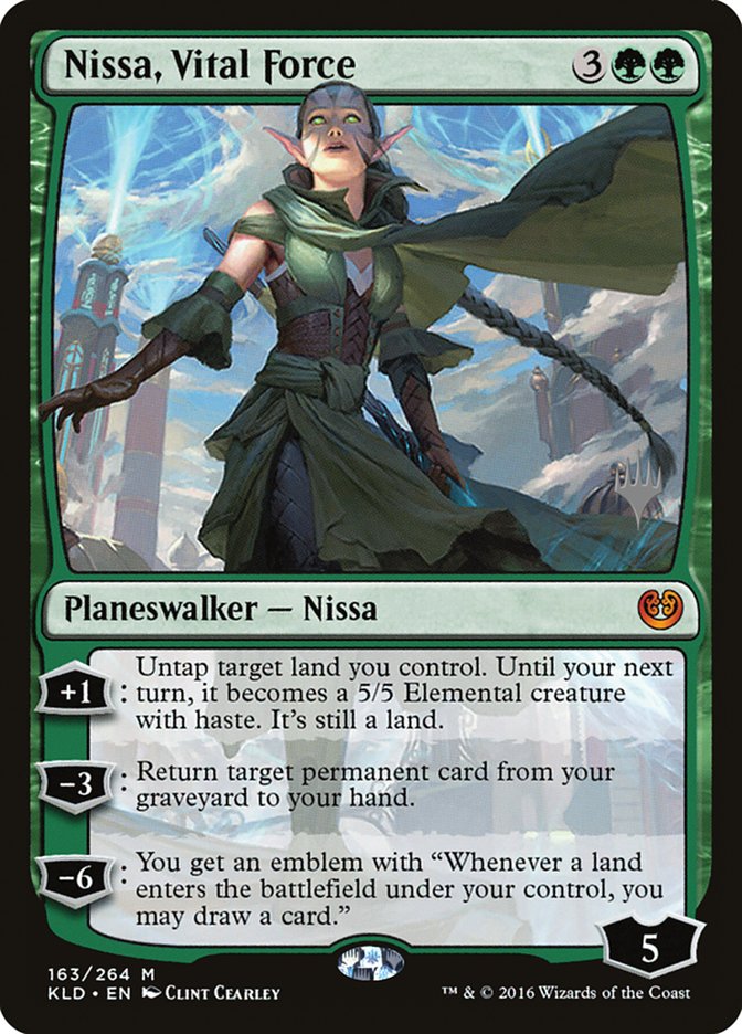 Nissa, Vital Force [Kaladesh Promos] | Deep Dive Games St. Marys