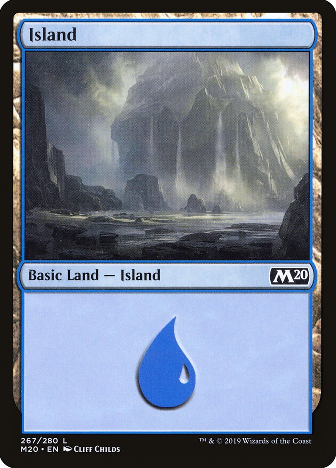 Island (267) [Core Set 2020] | Deep Dive Games St. Marys