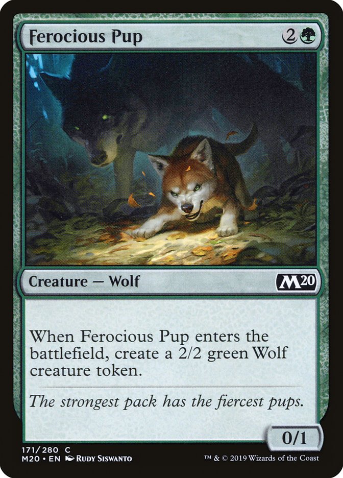 Ferocious Pup [Core Set 2020] | Deep Dive Games St. Marys