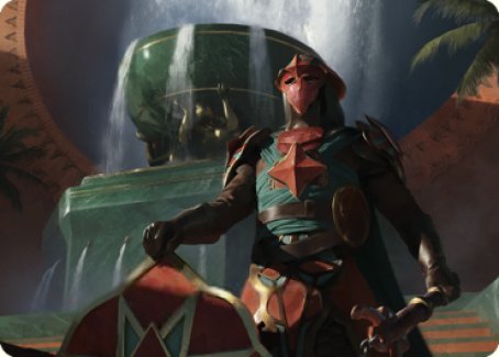 Tomakul Honor Guard Art Card [The Brothers' War Art Series] | Deep Dive Games St. Marys