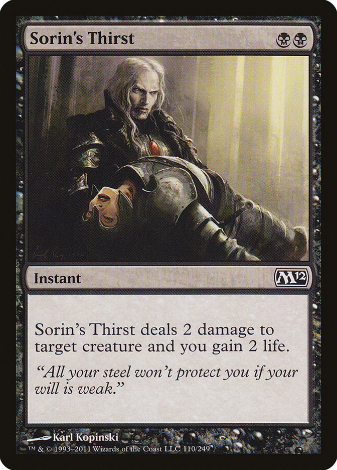 Sorin's Thirst [Magic 2012] | Deep Dive Games St. Marys