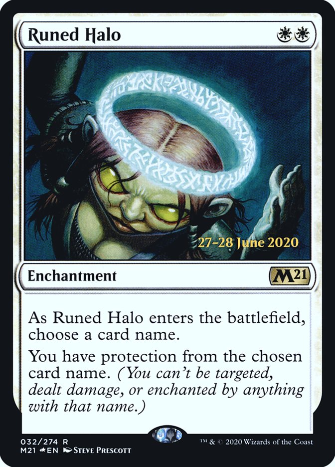 Runed Halo [Core Set 2021 Prerelease Promos] | Deep Dive Games St. Marys