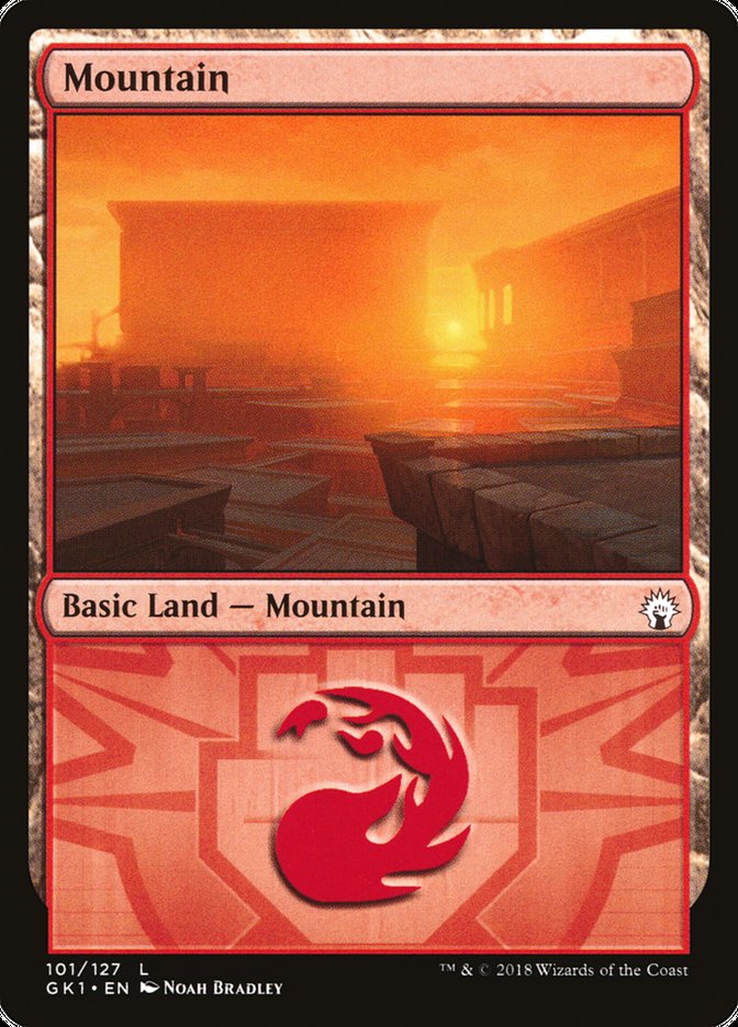 Mountain (101) [Guilds of Ravnica Guild Kit] | Deep Dive Games St. Marys