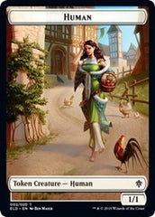 Human // Food (15) Double-Sided Token [Throne of Eldraine Tokens] | Deep Dive Games St. Marys