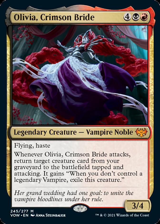 Olivia, Crimson Bride [Innistrad: Crimson Vow] | Deep Dive Games St. Marys