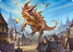 Tarrasque Art Card [Dungeons & Dragons: Adventures in the Forgotten Realms Art Series] | Deep Dive Games St. Marys