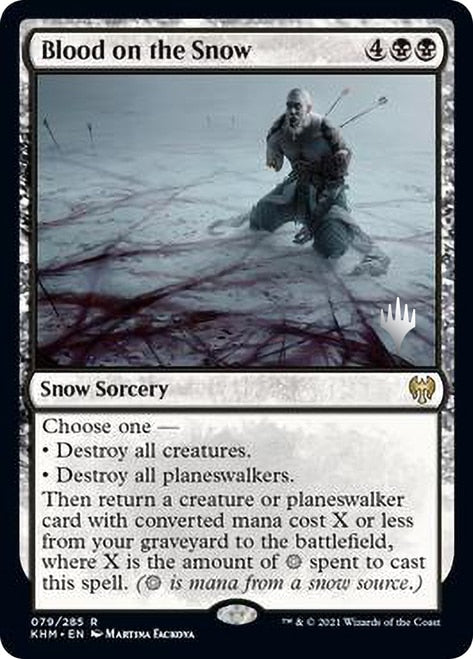 Blood on the Snow (Promo Pack) [Kaldheim Promos] | Deep Dive Games St. Marys