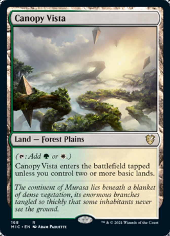 Canopy Vista [Innistrad: Midnight Hunt Commander] | Deep Dive Games St. Marys