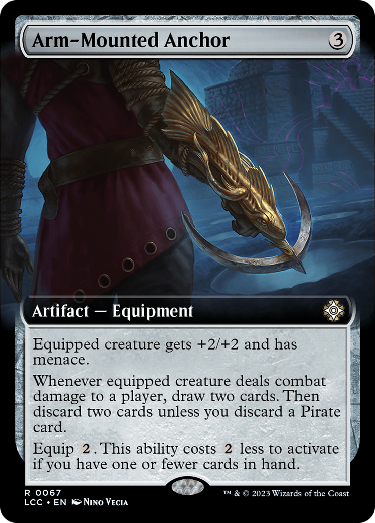 Arm-Mounted Anchor (Extended Art) [The Lost Caverns of Ixalan Commander] | Deep Dive Games St. Marys