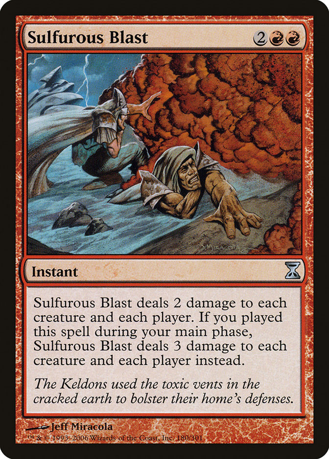 Sulfurous Blast [Time Spiral] | Deep Dive Games St. Marys