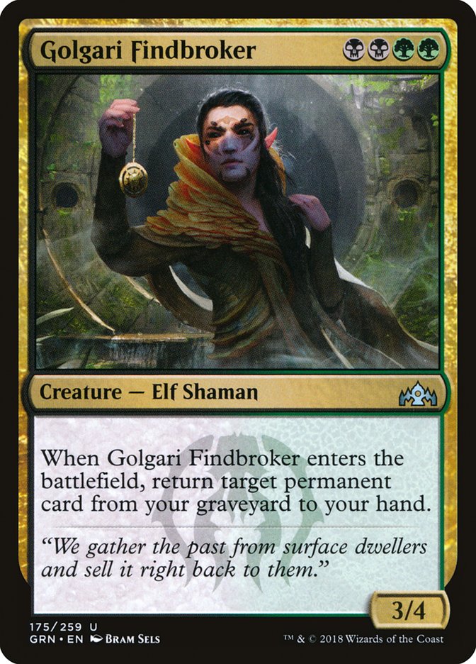 Golgari Findbroker [Guilds of Ravnica] | Deep Dive Games St. Marys