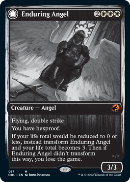 Enduring Angel // Angelic Enforcer [Innistrad: Double Feature] | Deep Dive Games St. Marys