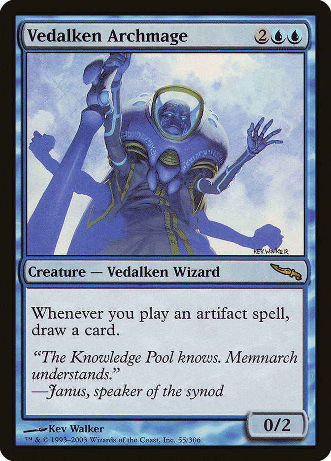 Vedalken Archmage [Mirrodin] | Deep Dive Games St. Marys