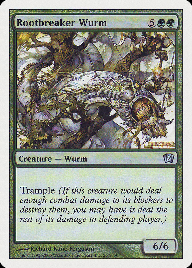 Rootbreaker Wurm [Ninth Edition] | Deep Dive Games St. Marys