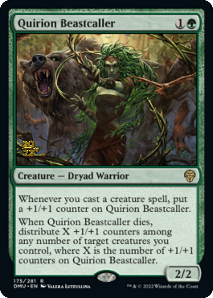 Quirion Beastcaller [Dominaria United Prerelease Promos] | Deep Dive Games St. Marys