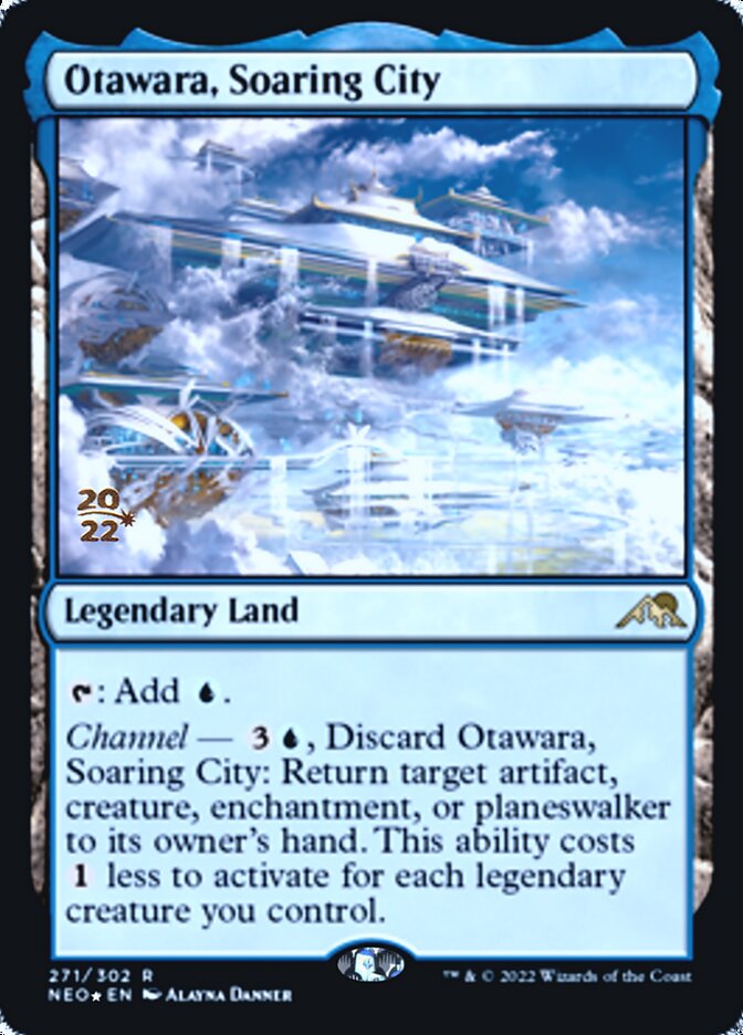 Otawara, Soaring City [Kamigawa: Neon Dynasty Prerelease Promos] | Deep Dive Games St. Marys