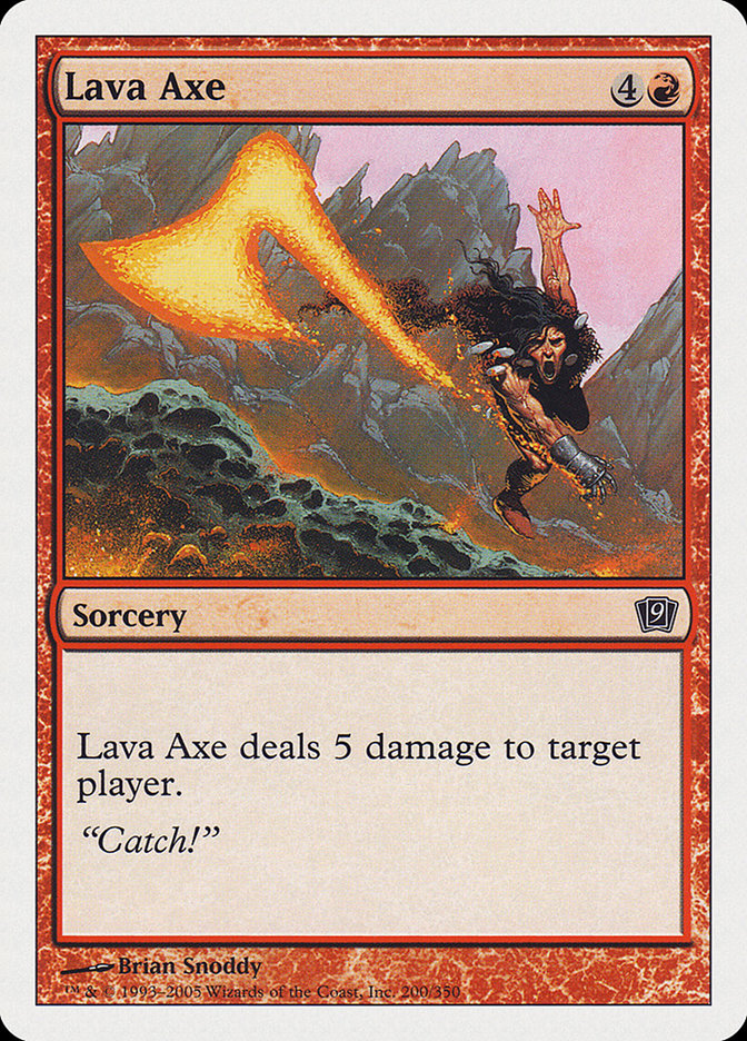 Lava Axe [Ninth Edition] | Deep Dive Games St. Marys