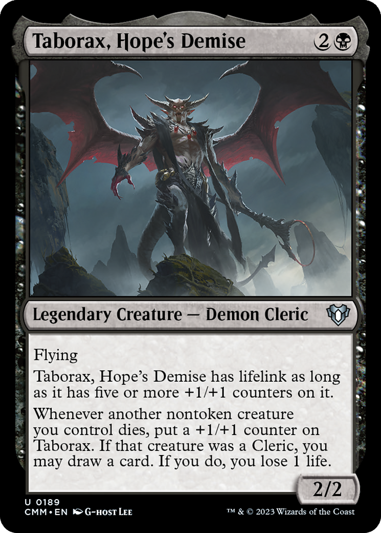 Taborax, Hope's Demise [Commander Masters] | Deep Dive Games St. Marys