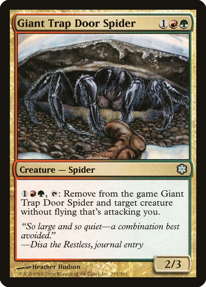 Giant Trap Door Spider [Coldsnap Theme Decks] | Deep Dive Games St. Marys