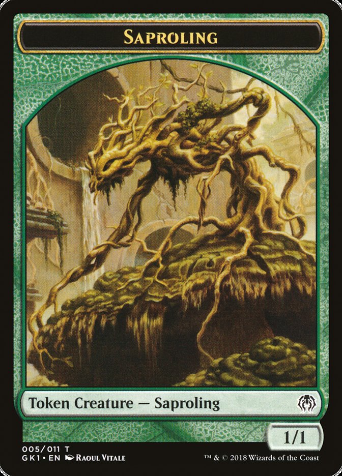 Saproling // Insect Double-Sided Token [Guilds of Ravnica Guild Kit Tokens] | Deep Dive Games St. Marys