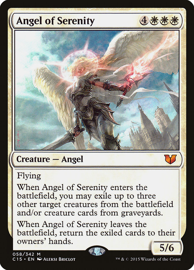 Angel of Serenity [Commander 2015] | Deep Dive Games St. Marys