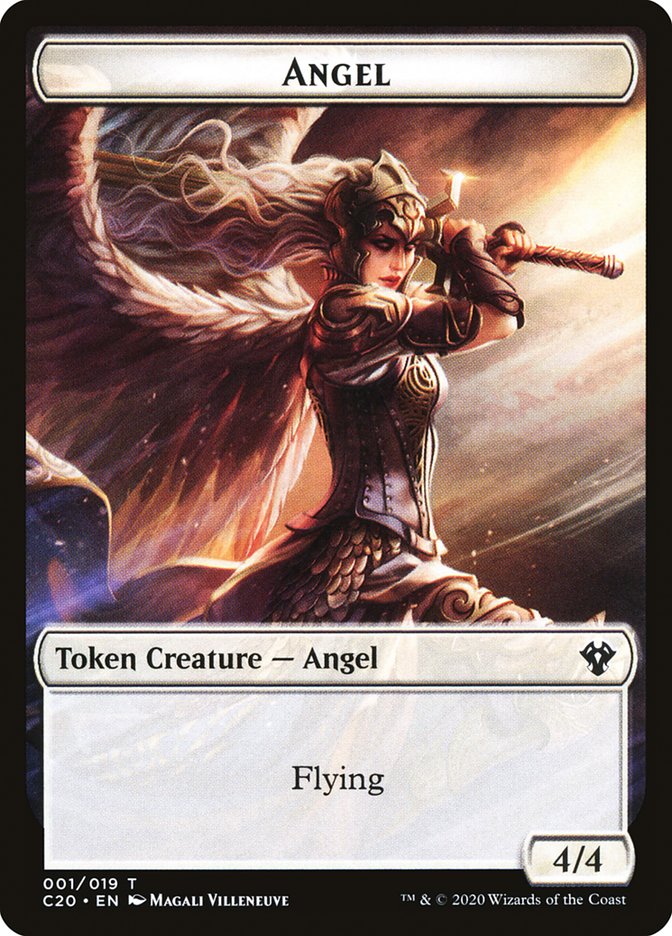 Angel Token [Commander 2020 Tokens] | Deep Dive Games St. Marys