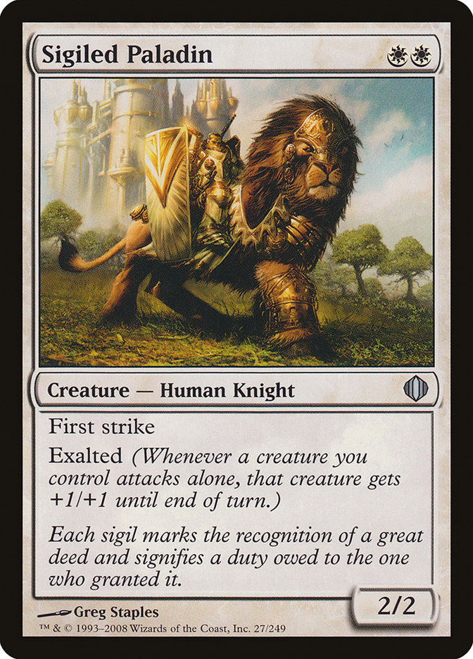 Sigiled Paladin [Shards of Alara] | Deep Dive Games St. Marys
