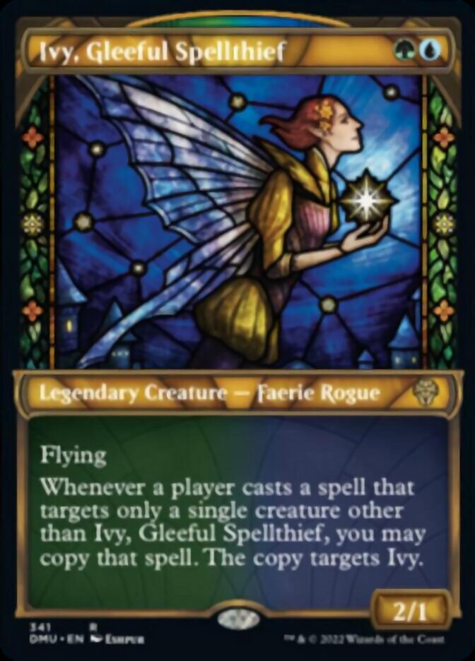 Ivy, Gleeful Spellthief (Showcase Textured) [Dominaria United] | Deep Dive Games St. Marys