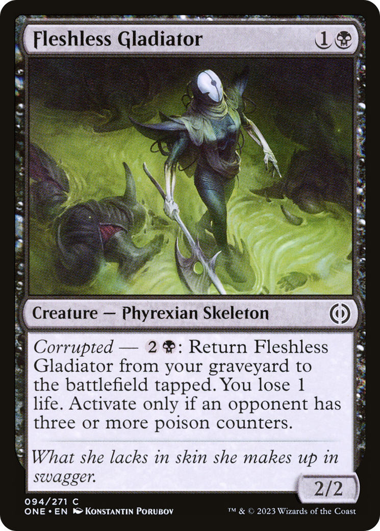 Fleshless Gladiator [Phyrexia: All Will Be One] | Deep Dive Games St. Marys