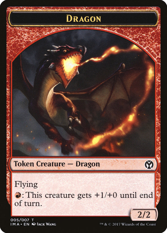 Dragon Token (005/007) [Iconic Masters Tokens] | Deep Dive Games St. Marys