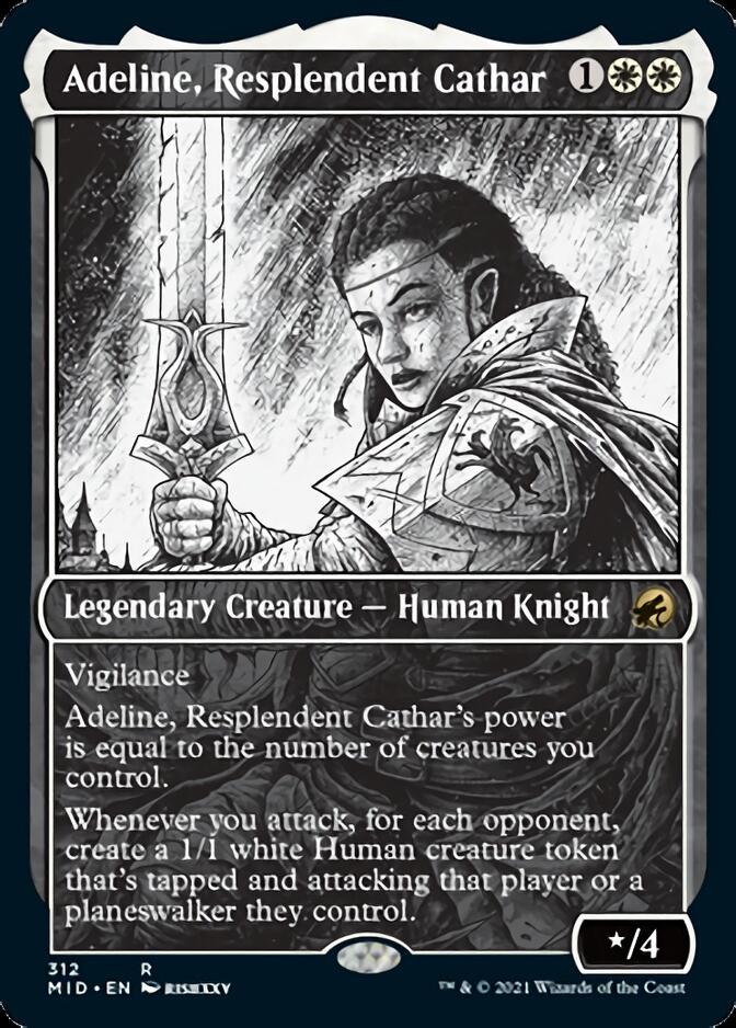 Adeline, Resplendent Cathar (Showcase Eternal Night) [Innistrad: Midnight Hunt] | Deep Dive Games St. Marys