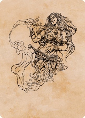 Djinni Windseer (Showcase) Art Card [Dungeons & Dragons: Adventures in the Forgotten Realms Art Series] | Deep Dive Games St. Marys