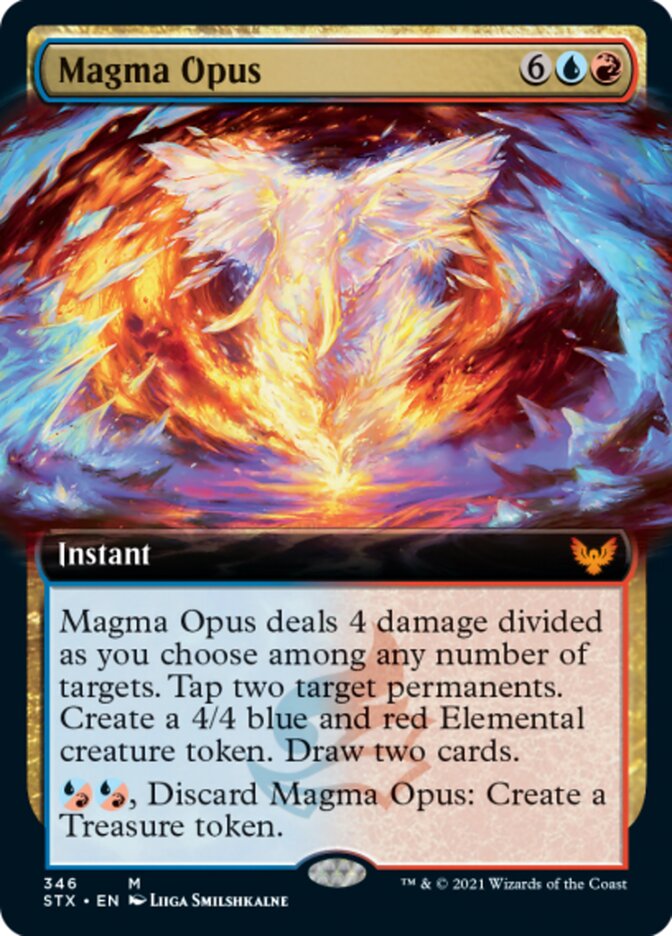 Magma Opus (Extended Art) [Strixhaven: School of Mages] | Deep Dive Games St. Marys