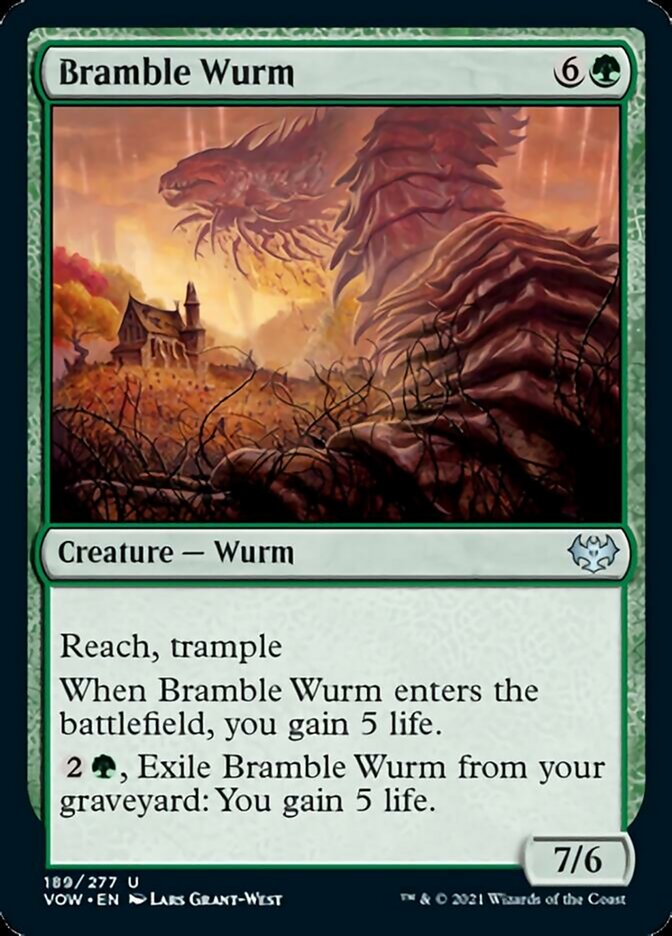 Bramble Wurm [Innistrad: Crimson Vow] | Deep Dive Games St. Marys