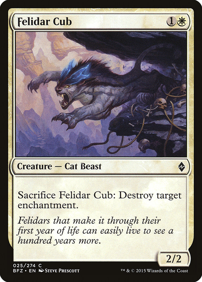 Felidar Cub [Battle for Zendikar] | Deep Dive Games St. Marys