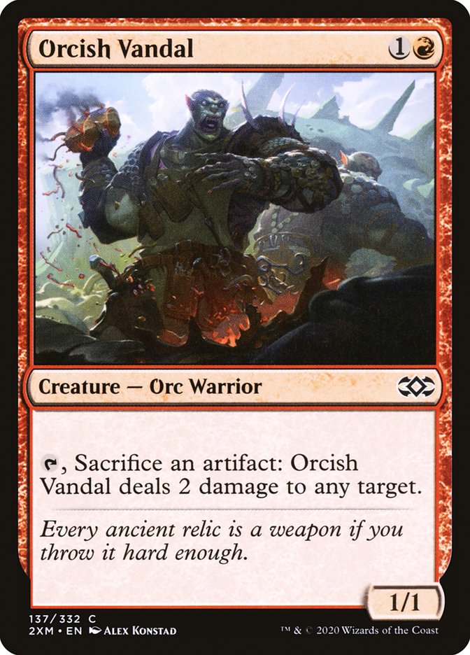 Orcish Vandal [Double Masters] | Deep Dive Games St. Marys