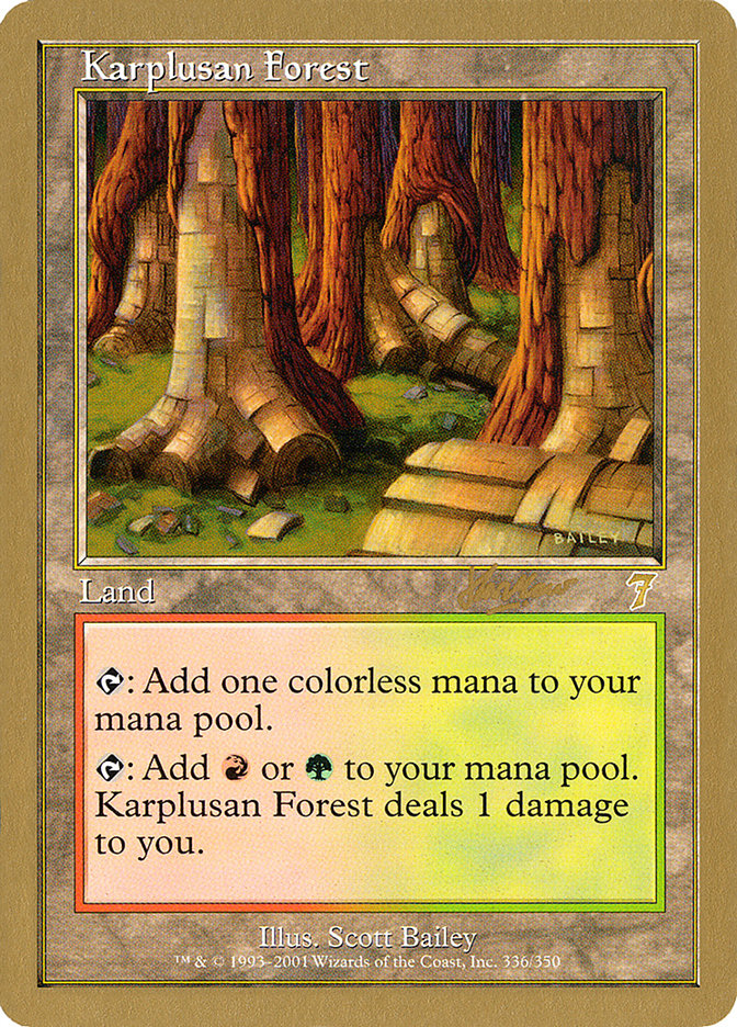 Karplusan Forest (Sim Han How) [World Championship Decks 2002] | Deep Dive Games St. Marys