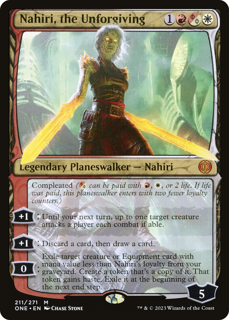 Nahiri, the Unforgiving [Phyrexia: All Will Be One] | Deep Dive Games St. Marys