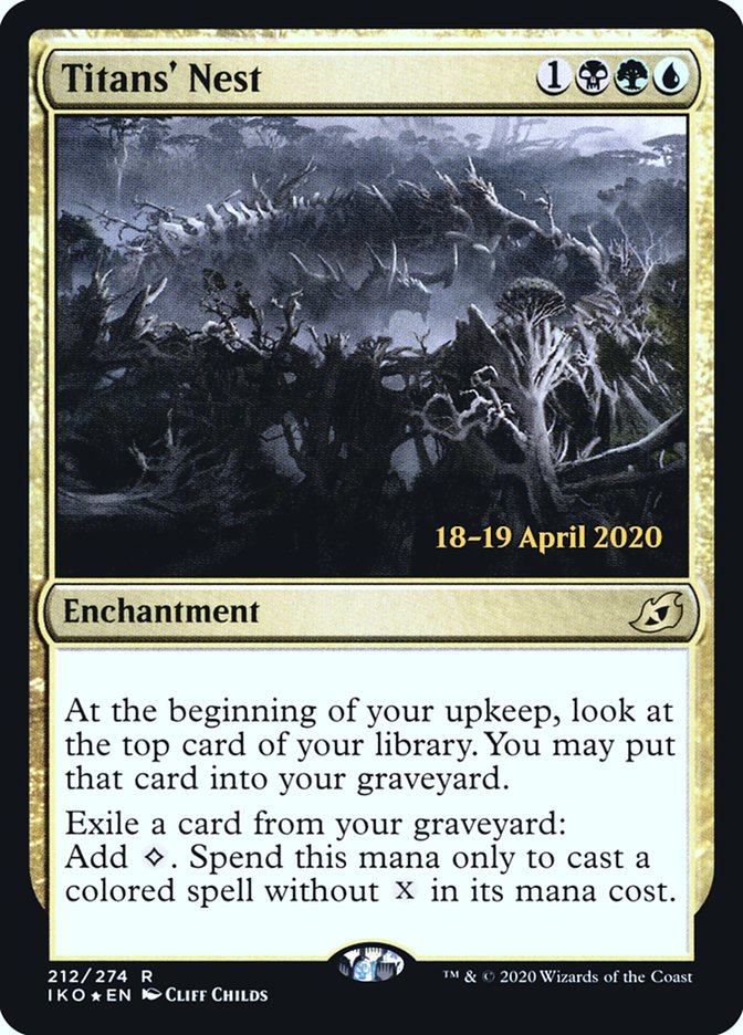 Titans' Nest [Ikoria: Lair of Behemoths Prerelease Promos] | Deep Dive Games St. Marys