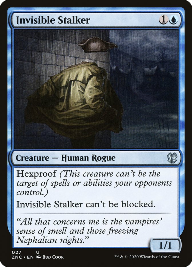 Invisible Stalker [Zendikar Rising Commander] | Deep Dive Games St. Marys