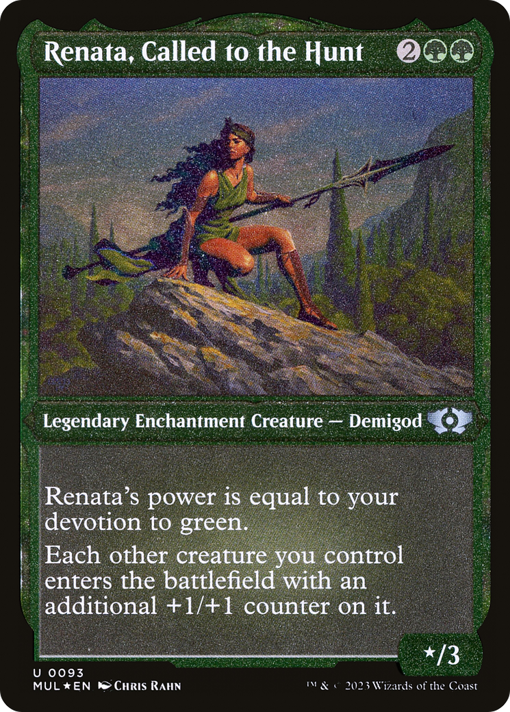 Renata, Called to the Hunt (Foil Etched) [Multiverse Legends] | Deep Dive Games St. Marys