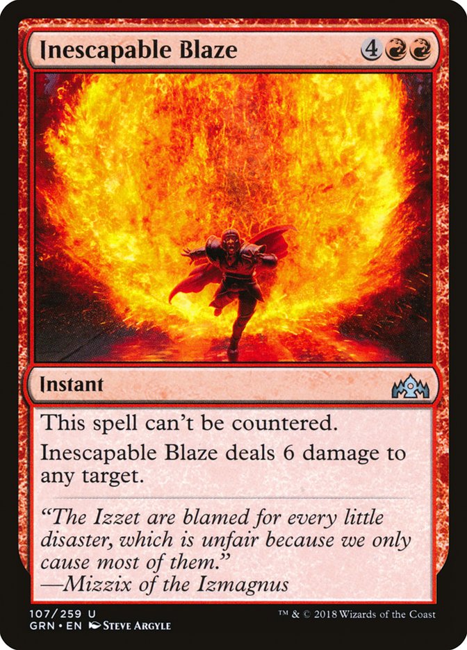 Inescapable Blaze [Guilds of Ravnica] | Deep Dive Games St. Marys