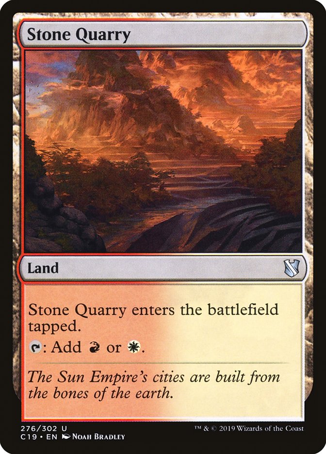 Stone Quarry [Commander 2019] | Deep Dive Games St. Marys